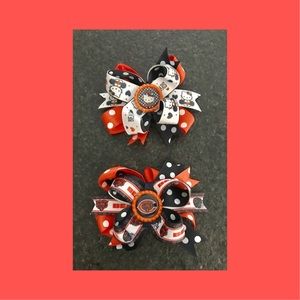 Chicago Bears Hair Bows
